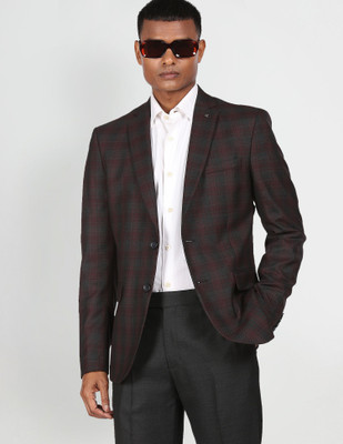 ARROW Single-breasted Checkered Men Suit