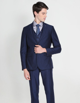 ARROW Blazer Self Design Men Suit