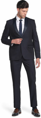 ARROW Shawl Collar Outline Check Two Piece Suit Checkered Men Suit