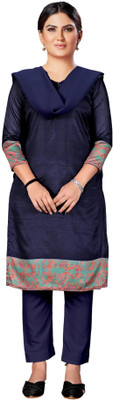 Vimla Silk Blend Printed Salwar Suit Material