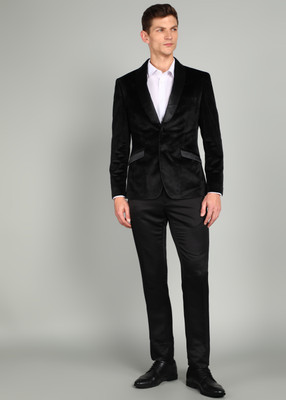 V DOT BY VAN HEUSEN Suit Solid Men Suit
