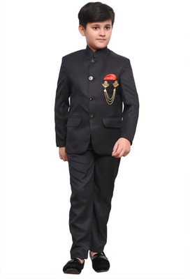 VALUE CREATION 2-Piece Suit Set Solid Boys Suit
