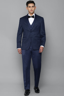 LOUIS PHILIPPE Single Breasted - 2 button Printed Men Suit