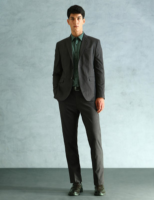 ARROW 2-piece Textured Men Suit