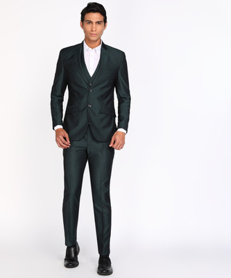 PARK AVENUE 3 PC Suit Self Design Men Suit