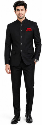 RISANI Jodhpuri Classic Bandhgala Solid Men Suit