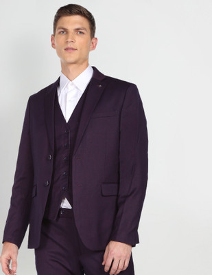 ARROW Single-breasted Solid Men Suit