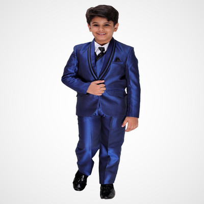 Fourfolds suit set Solid Boys Suit