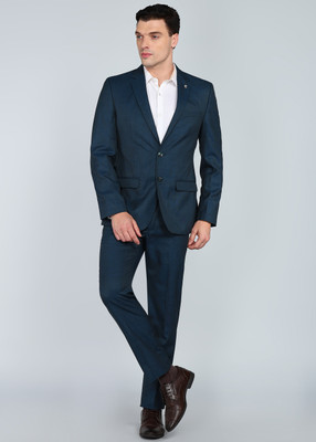 PARK AVENUE SB2 BASIC NOTCH LAPEL-REGULAR FIT Self Design Men Suit