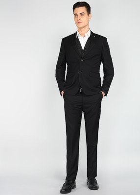 ARROW Body Tailored Self Design Men Suit