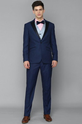 LOUIS PHILIPPE Single Breasted - 2 button Solid Men Suit
