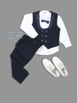 PROVOGUE 3 pcs suit set Solid Boys Suit