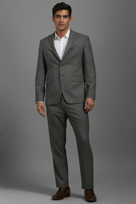 LOUIS PHILIPPE Two Piece Suit Textured Men Suit