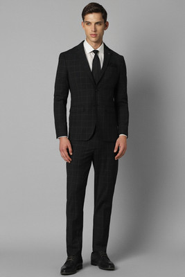 LOUIS PHILIPPE Single Breasted - 2 button Checkered Men Suit