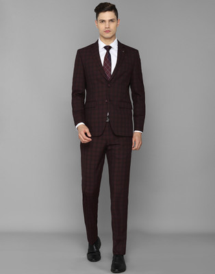 LOUIS PHILIPPE Single Breasted - 2 button Solid Men Suit