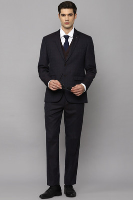 LOUIS PHILIPPE Single Breasted - 2 button Solid Men Suit