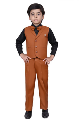 VALUE CREATION 3 Piece Suit Set Solid Boys Suit