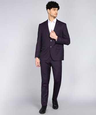 VAN HEUSEN Suit Solid Men Suit