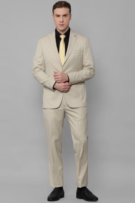 LOUIS PHILIPPE Single Breasted - 2 button Checkered Men Suit