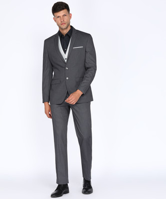 PARK AVENUE 2 PC Suit Self Design Men Suit