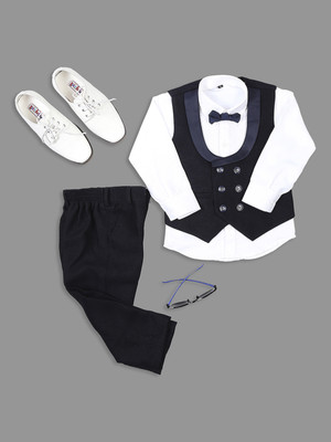 PROVOGUE 3 pcs suit set Solid Boys Suit