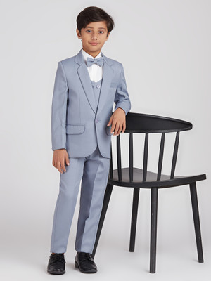 PROVOGUE 5 Pcs Suit Set Solid Boys Suit