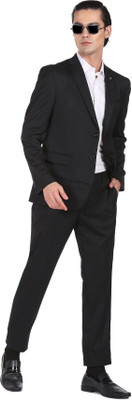 ARROW Double-breasted Solid Men Suit