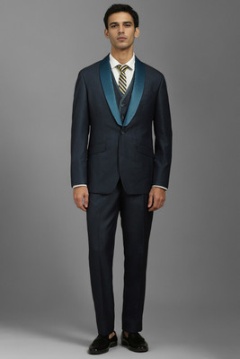 LOUIS PHILIPPE Three Piece Suit Printed Men Suit