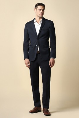 Allen Solly Single Breasted - 2 button Solid Men Suit