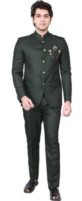 Diamond Style Jodhpuri Solid Men Suit
