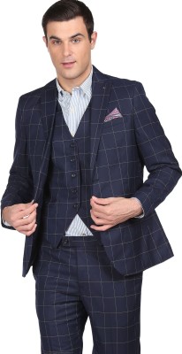 ARROW 4 Piece Suit Checkered Men Suit