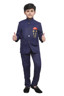 VALUE CREATION 2-Piece Suit Set Solid Boys Suit