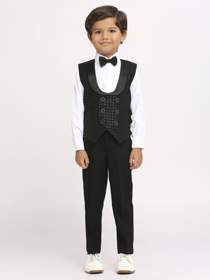 PROVOGUE 3 PCS SUIT SET Textured Boys Suit