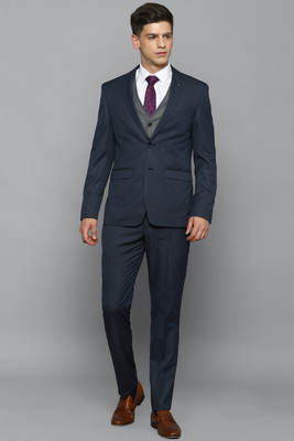 LOUIS PHILIPPE Single Breasted - 2 button Solid Men Suit
