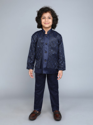 Fourfolds 2-Piece Printed Boys Suit