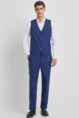 Allen Solly Single Breasted - 2 button Solid Men Suit