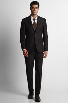 LOUIS PHILIPPE Single Breasted - 2 button Solid Men Suit