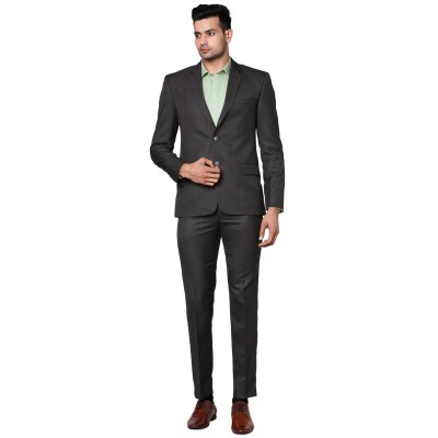 PARK AVENUE 2PC NOTCH BASIC- SUPER SLIM Self Design Men Suit