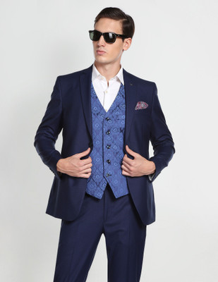 ARROW Blazer Self Design Men Suit