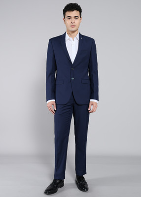 Raymond SB 2BTN NOTCH LPL SUIT-2PCS SLIM FIT Solid Men Suit