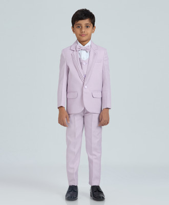 PROVOGUE 5 Pcs Suit Set Solid Boys Suit