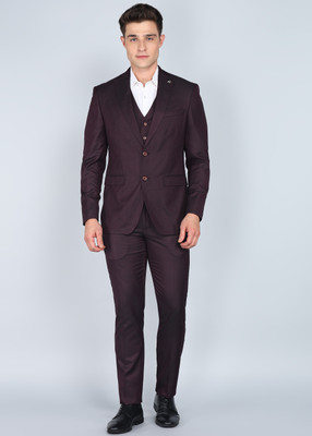 Peter Engalnd Tuxedo Style Self Design Men Suit