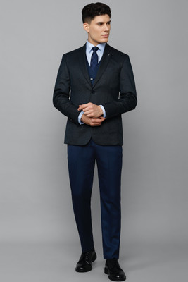 LOUIS PHILIPPE Single Breasted - 2 button Solid Men Suit