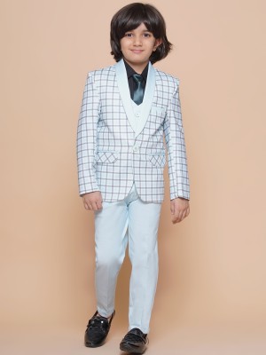 AJ Dezines Suit Set Checkered Boys Suit