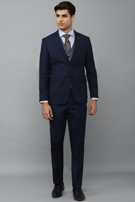 LOUIS PHILIPPE Single Breasted - 2 button Solid Men Suit