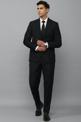 LOUIS PHILIPPE Single Breasted - 2 button Solid Men Suit