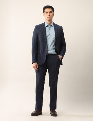 ARROW 2-piece Self Design Men Suit