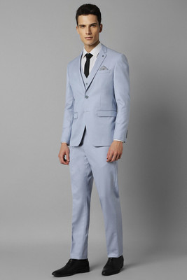 LOUIS PHILIPPE Single Breasted - 2 button Solid Men Suit