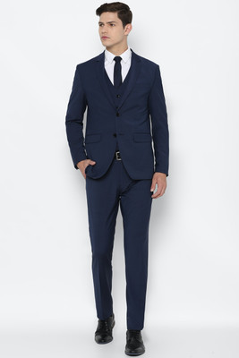 LOUIS PHILIPPE Single Breasted - 2 button Textured Men Suit