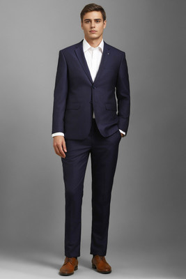 LOUIS PHILIPPE Two Piece Suit Textured Men Suit